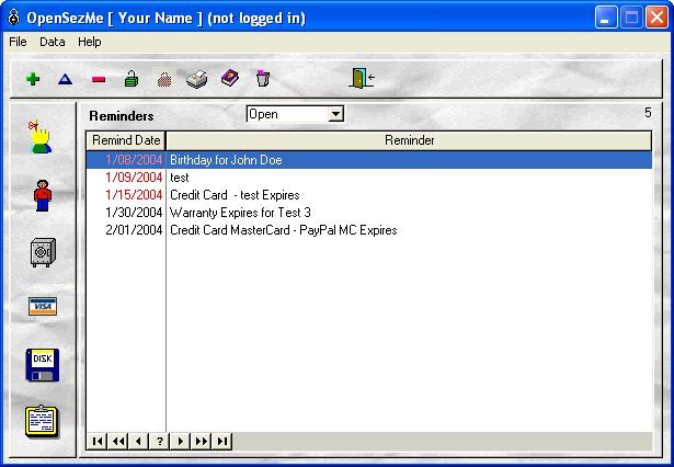OpenSezMe Screenshot